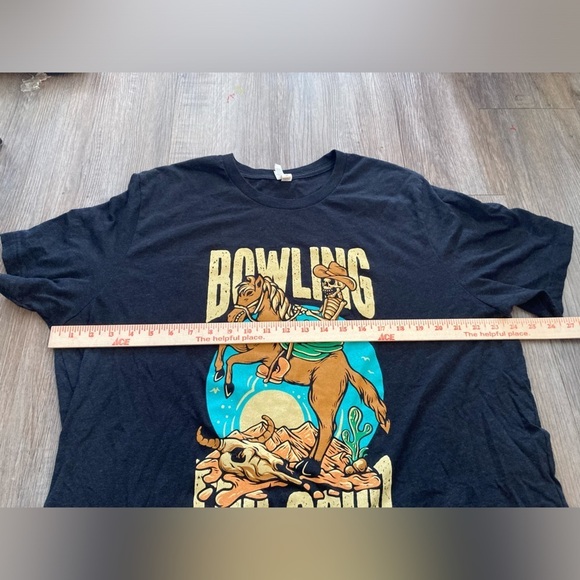 Bowling For Soup T Shirt 2X Skull Cowboy Horse Texas Band T Y2k Music Merch - Picture 5 of 6